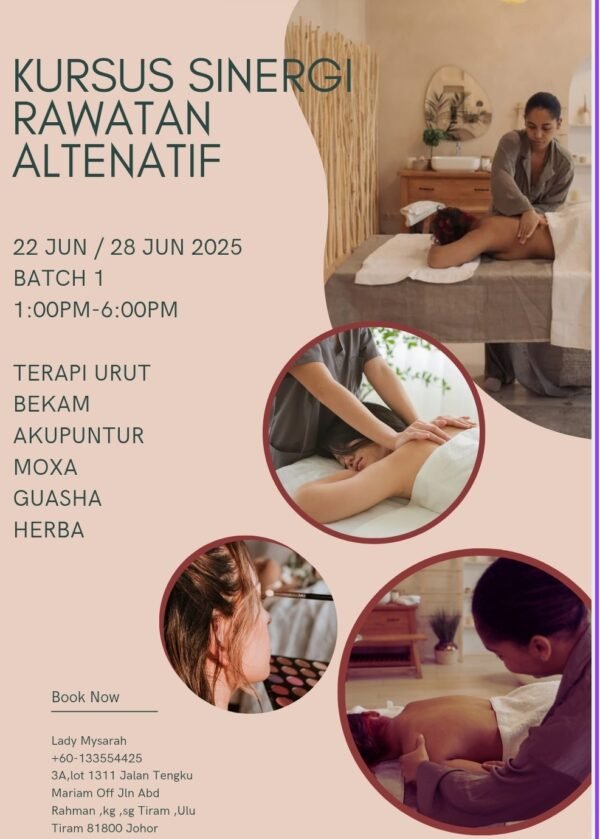 Kursus sinergi rawatan altenatif.