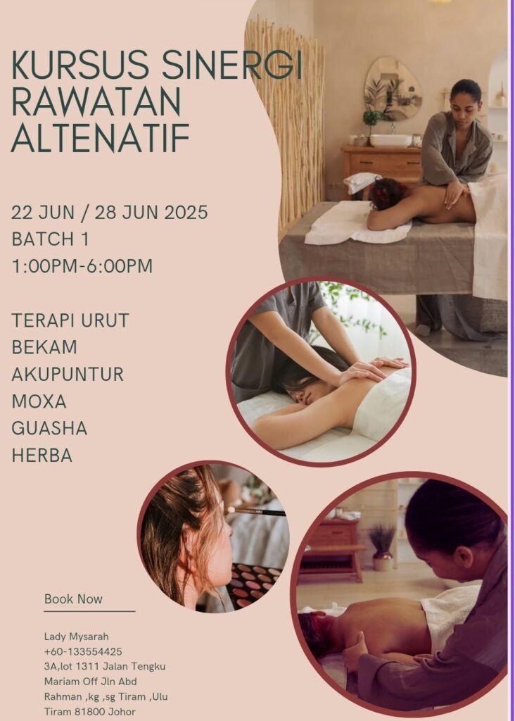 Kursus sinergi rawatan altenatif.